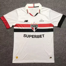 2024/25 Sao Paulo Home White Fans Soccer Jersey