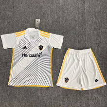 2024/25 LA Galaxy Home White Kids Soccer Jersey