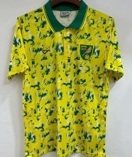1992/94 Norwich Home Yellow Retro Soccer Jersey