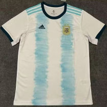 2019 Argentina  Home Retro Fans Soccer Jersey