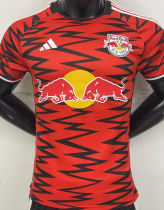 2024/25 New York Red Bull Home Red Player Version Soccer Jersey 纽约红牛