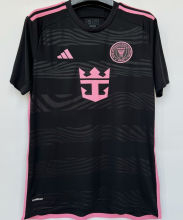 2023/24 Inter Miami 1:1 Quality Away Black Fans Jersey 胸前新广告