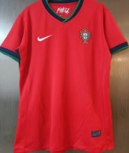 2024/25 Portugal Home Red Women Soccer Jersey 女
