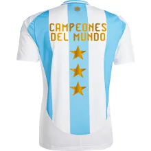 CAMPEONES DEL MUNDO 3 Argentina 1:1 Quality Home Fans Jersey 2024/25 (Have FlFA World Champion 2022 有胸前章)