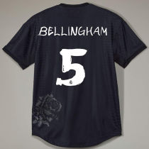 BELLINGHAM #5 RM x Y-3 Black Fans Soccer Jersey 2024/25 黑色