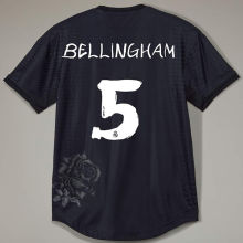 BELLINGHAM #5 RM x Y-3 Black Fans Soccer Jersey 2024/25 黑色