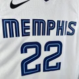 2024/24 Grizzlies BANE #22 White NBA Jerseys Hot Pressed
