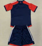 2024/25 New England Revolution Home Kids Soccer Jersey 新英格兰革命