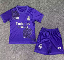2024/25 RM x Y-3 Purple Kids Soccer Jersey