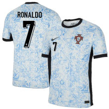 RONALDO #7 Portugal 1:1 Quality Away Fans Soccer Jersey 2024/25