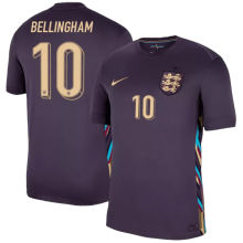 BELLINGHAM #10 England 1:1 Quality Away Fans Jersey 2024/25