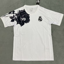 2024/25 RM Y-3 White Fans Soccer Jersey 无广告硅胶版