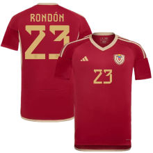 Rondón #23 Venezuela Home Red Fans Soccer Jersey 2024/25