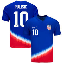 PULISIC #10 U.S 1:1 Quality Away Fans Soccer Jersey 2024/25