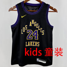 2024/25 Lakers BRYANT #24 Black Kids City Edition NBA Jersey
