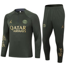 2024/25 PSG  Army Green Sweater Tracksuit