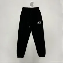 2024/25 Nk~ Black Pure Cotton Sports Trousers Zipper style