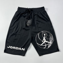 2024/25 Jordon  Black NBA Shorts Pants 白色字