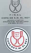 COPE DE REY FINAL Patch 2023/24 西班牙国王杯决赛 字和章 毕巴用  You can buy it alone OR tell us which jersey to print it on (You can buy it alone OR tell us which jersey to print it on. )