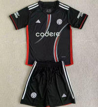 2024/25 River Plate Third Black Kids Soccer Jersey