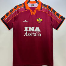 1998/99 Roma Home Retro Soccer Jersey