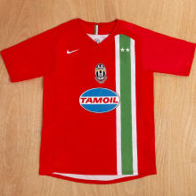 2005/06 JUV Away Red Retro Soccer Jersey