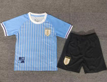 2024/25 Uruguay Home Blue Kids Jersey 乌拉圭