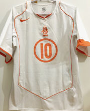 2004 NL Away White Retro Soccer Jersey