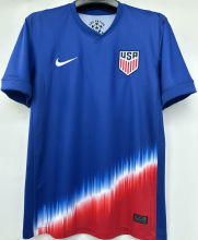 2024/25 U.S 1:1 Quality Away Blue Red Fans Soccer Jersey