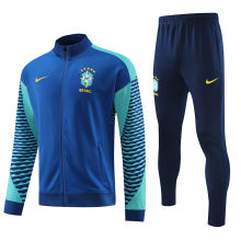 2024/25 Brazil Blue Jacket Tracksuit