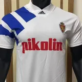 1992/93 Zaragoza Home White Retro Soccer Jersey