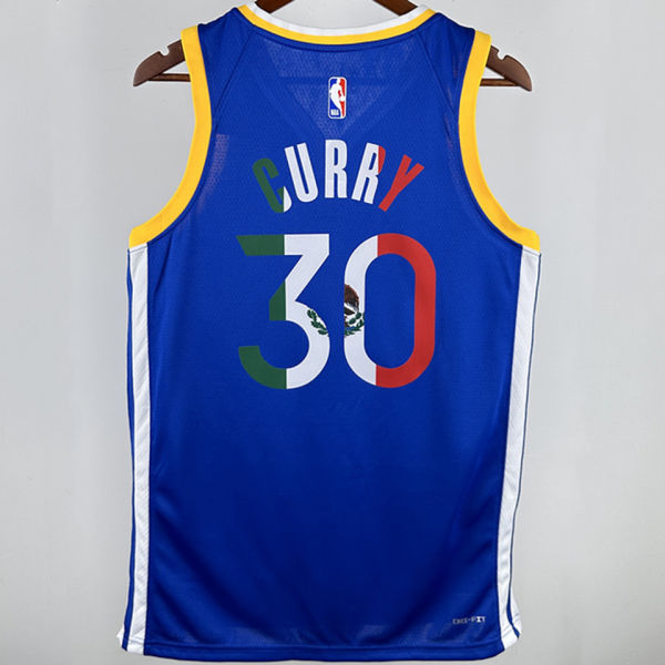 2024/25 Warriors CURRY #30 Blue NBA Jerseys