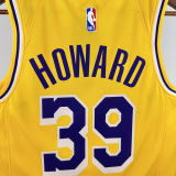 2024/25 Lakers HOWARD #39 Yellow NBA Jerseys