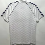 1986-1989 RM White Home Retro Soccer Jersey