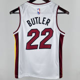 2024/25 Miami Heat BUTLER #22 White Kids NBA Jersey