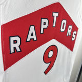2023 Toronto Raptors  BARRETT #9 White NBA Jerseys