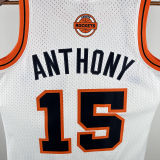 2006/07 Nuggets ANTHONY #15 White Retro NBA Jerseys 热压