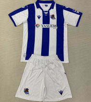 2024/25 Real Sociedad Home Kids Soccer Jersey