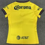 2024/25 Club America Home Yellow Women Soccer Jersey 女
