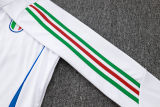 2025 Italy White Hoody Zipper Jacket Windbreaker