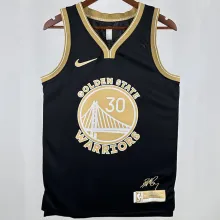 2025 Warriors CURRY #30  Black City Edition NBA Jerseys