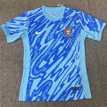 2024/25 Portugal Blue GK Fans Soccer Jersey
