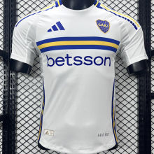 2024/25 Boca Away White Player Version Soccer Jersey