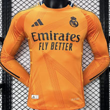 2024/25 RM Away Player Version Long Sleeve Soccer Jersey