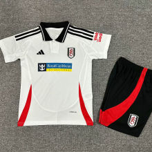 2024/25 Fulham Home White Kids Soccer Jersey