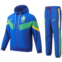 2024/25 Brazil Blue Windbreaker （A Set）