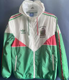 2024/25 Mexico Green White Windbreaker （A Set）