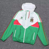 2024/25 Mexico Green White Windbreaker （A Set）