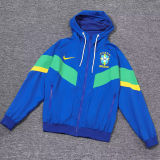 2024/25 Brazil Blue Windbreaker （A Set）