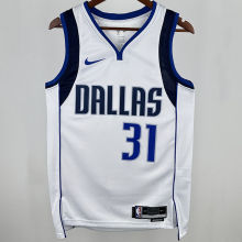 2025 Mavericks THOMPSON #31 White NBA Jerseys